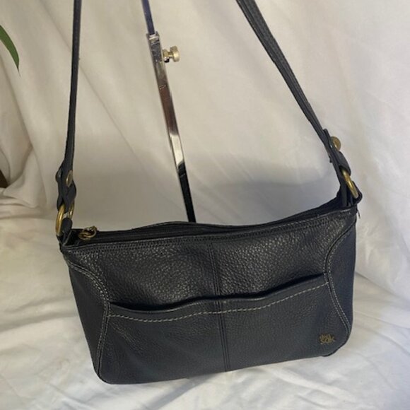 The Sak Black Pebbled Shoulder Bag- Medium Size - Picture 1 of 7